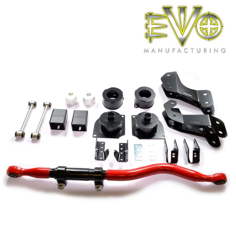 EVO-MFG-Overland-Boost-Kit-25-Spacer-w-shock-extensions-EVO25SP-EXT-EVO-3002S1-EXT-75040001-RE1155