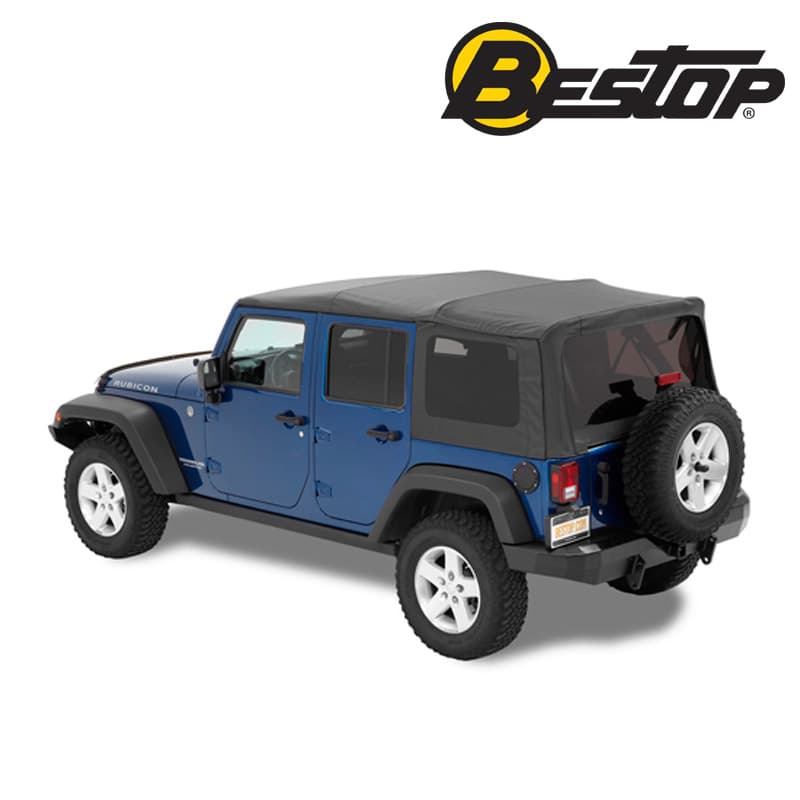 TECHO-DE-LONA-PARA-BESTOP-SUPERTOP-NX-BLACK-DIAMOND-NEGRO-BRILLANTE-PARA-JEEP-WRANGLER-JK-5-PUERTAS-2007-2018-54723-35